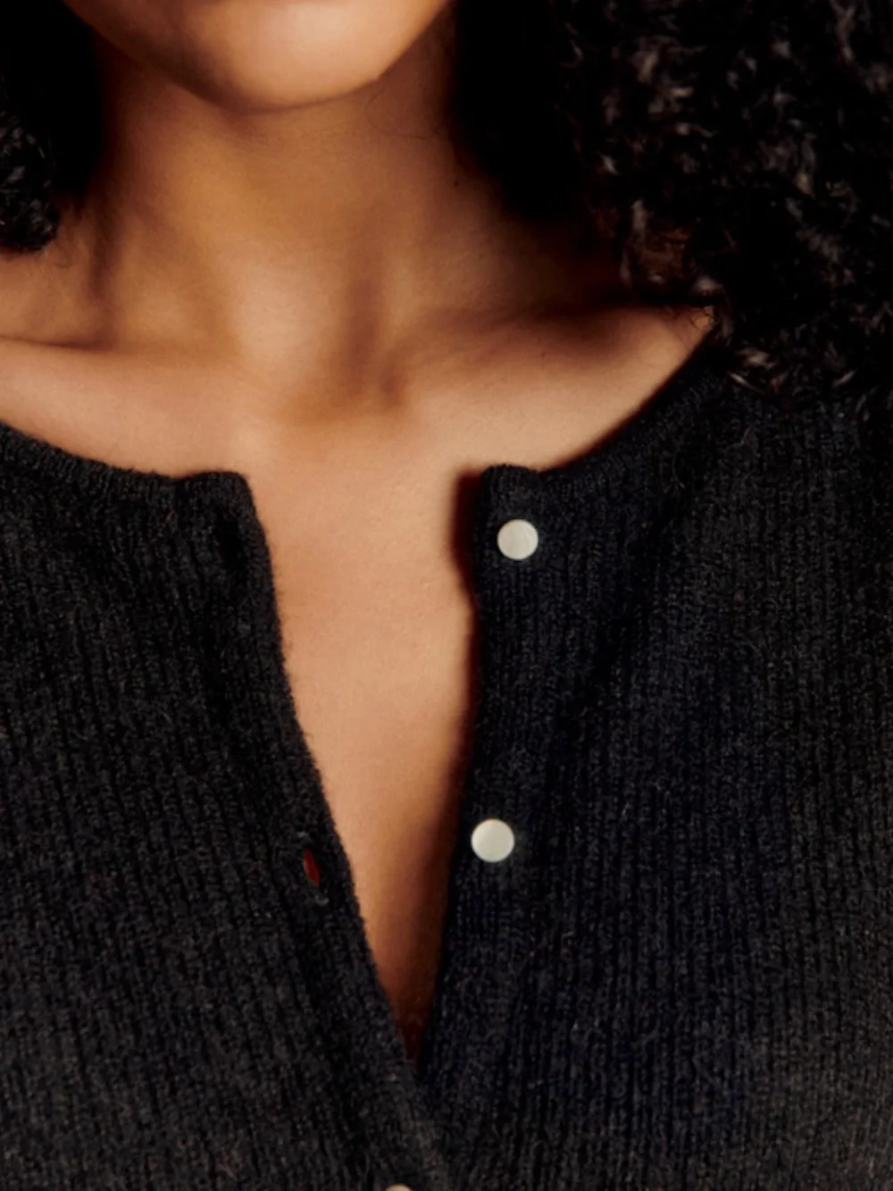 SEZANE Gaspard Cardigan in Black Size Small - Picture 2 of 9